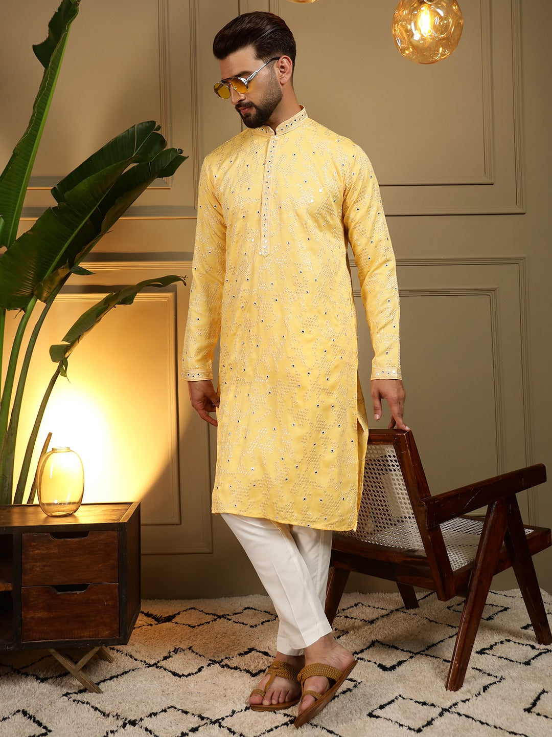 Yellow Honey Kurta Pajama