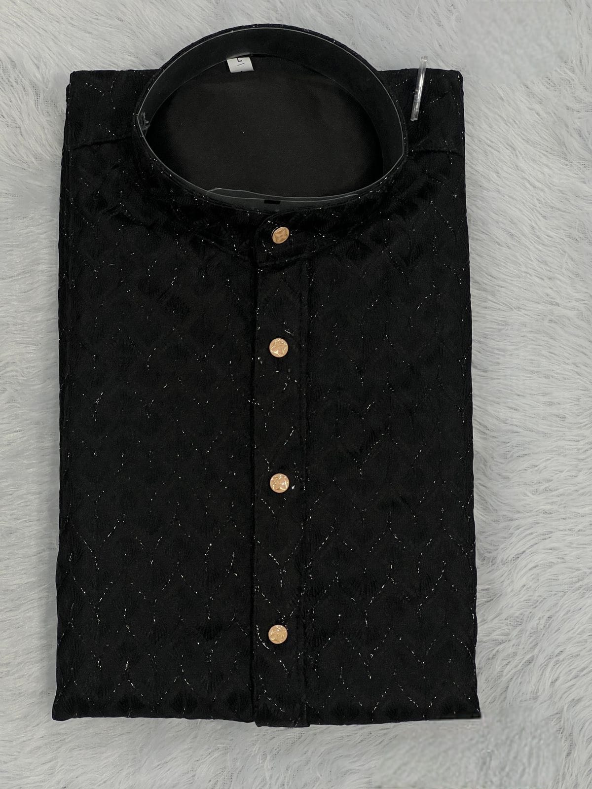 Midnight Glow Kurta Pajama