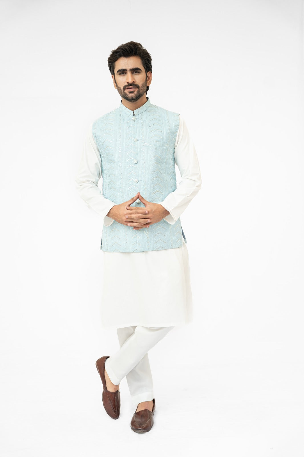 Light Blue Waistcoat