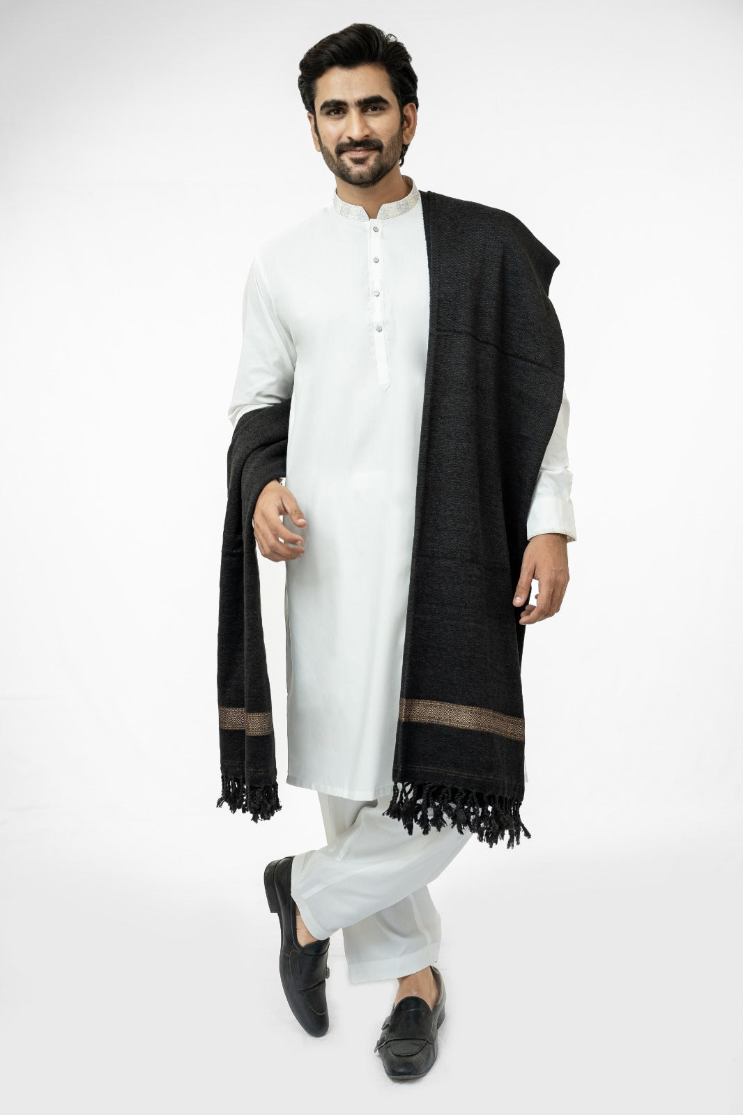 Black Drape Shawl