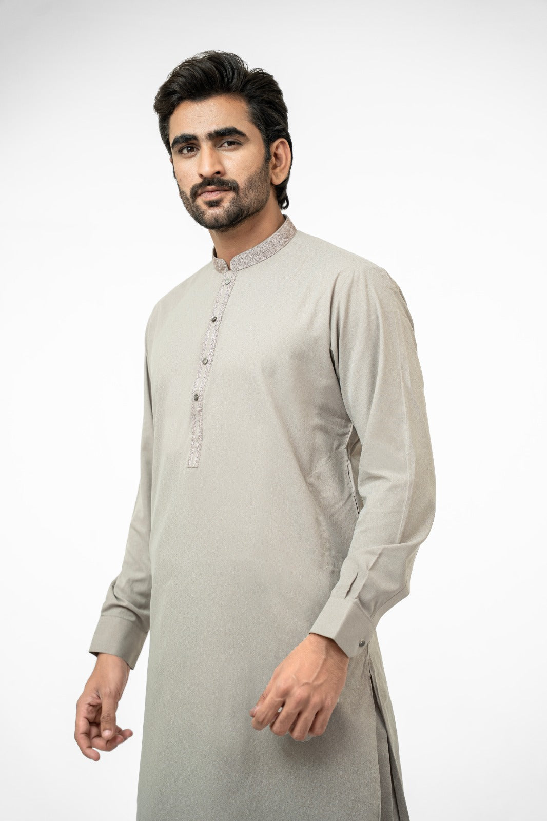 Perfect Greige Kurta Shalwar