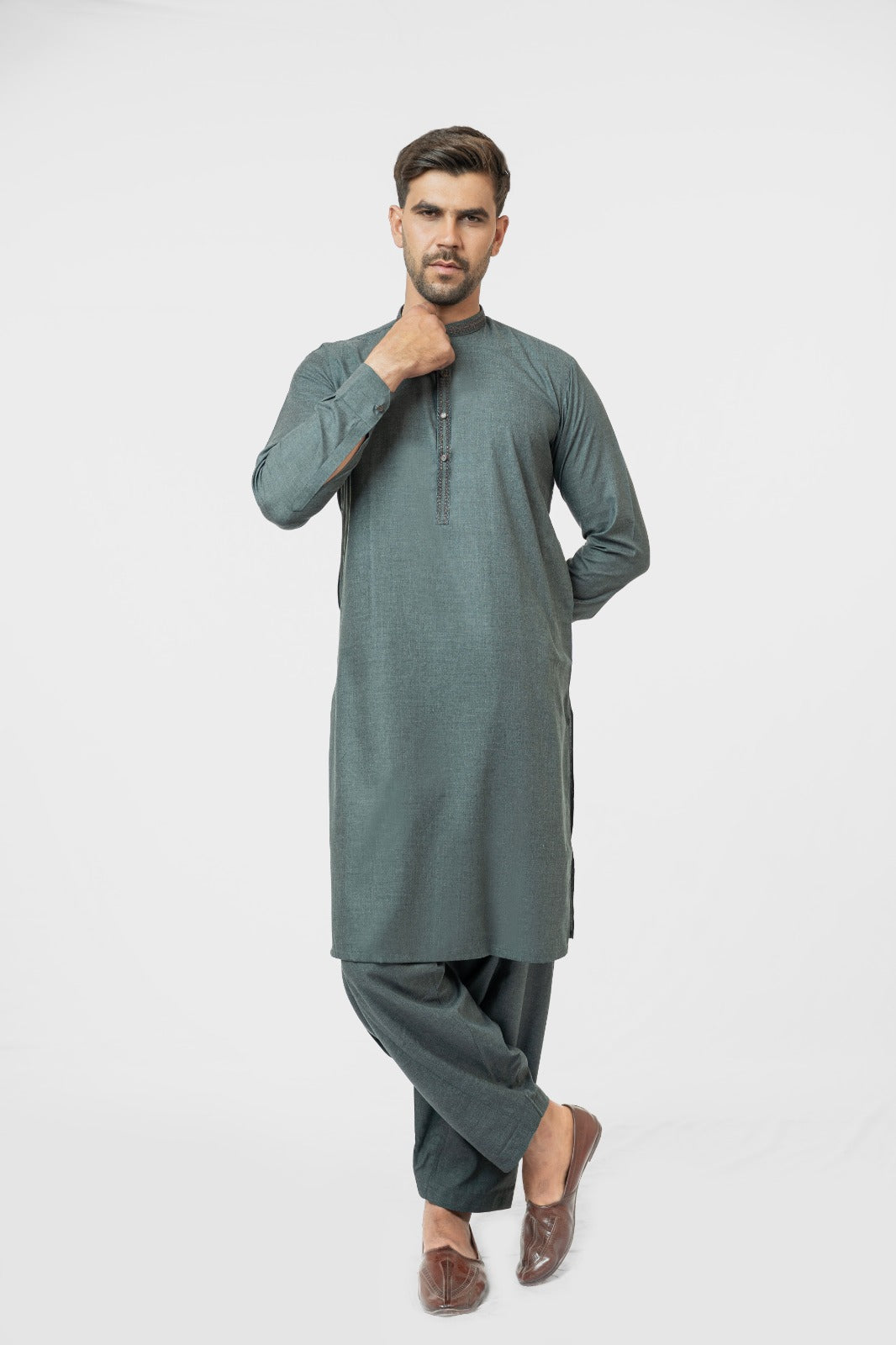 Forest Green Kurta Shalwar