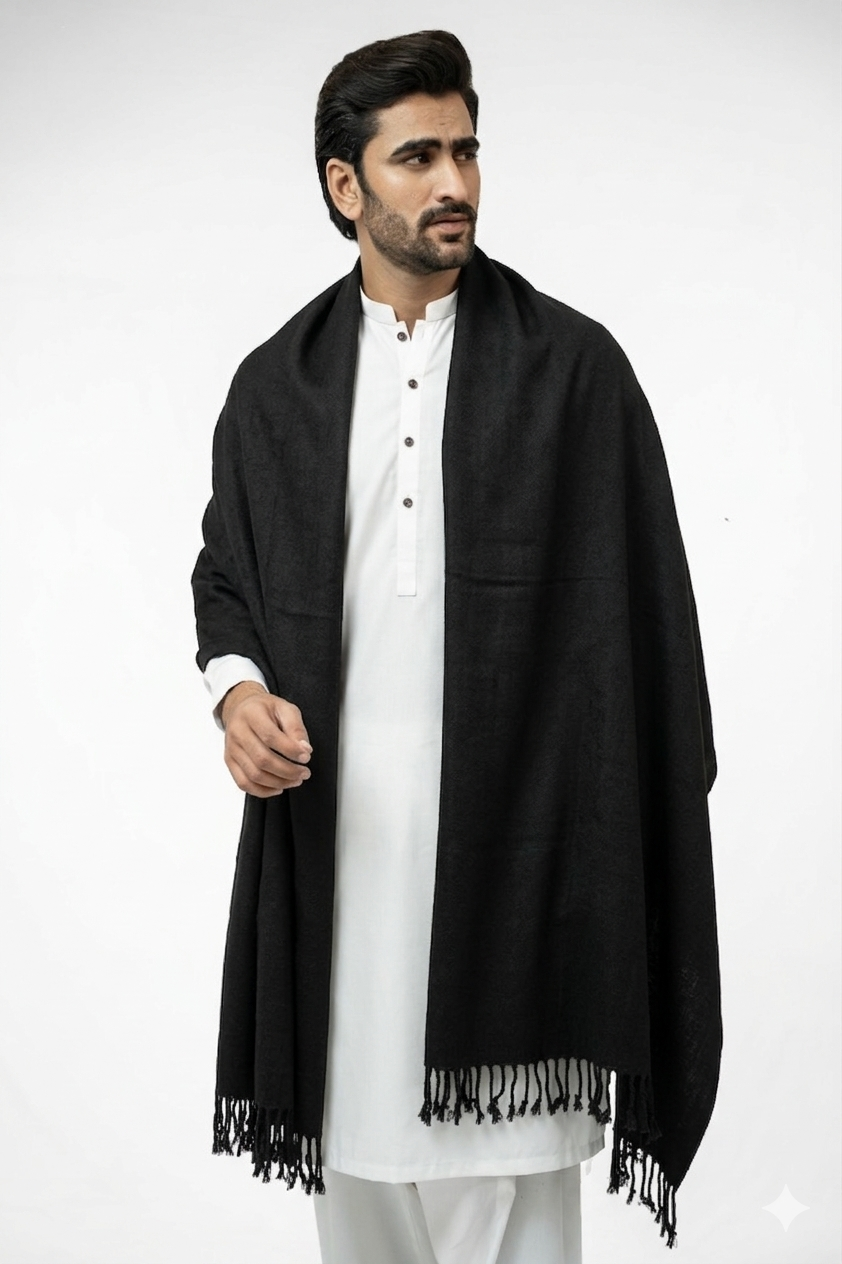 Black Drape Shawl