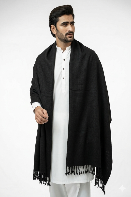 Black Drape Shawl