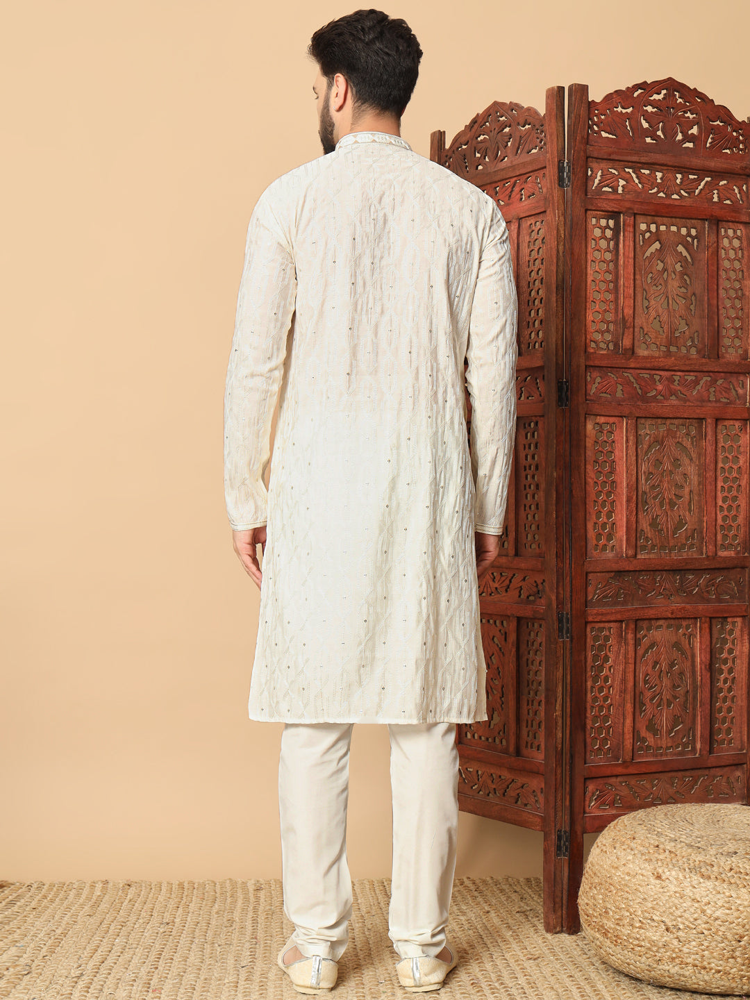 Cream Vanilla Kurta Pajama