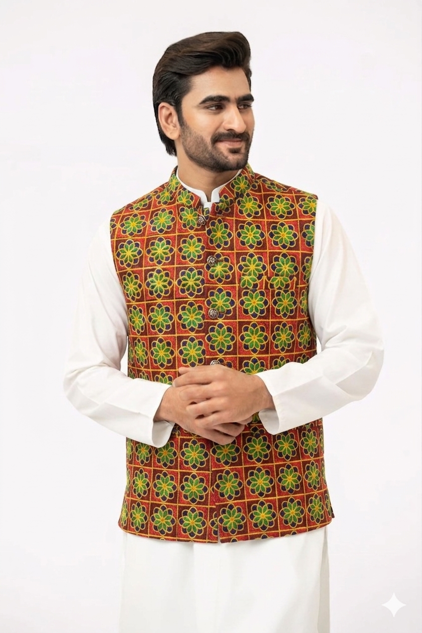 Multicoloured Waistcoat