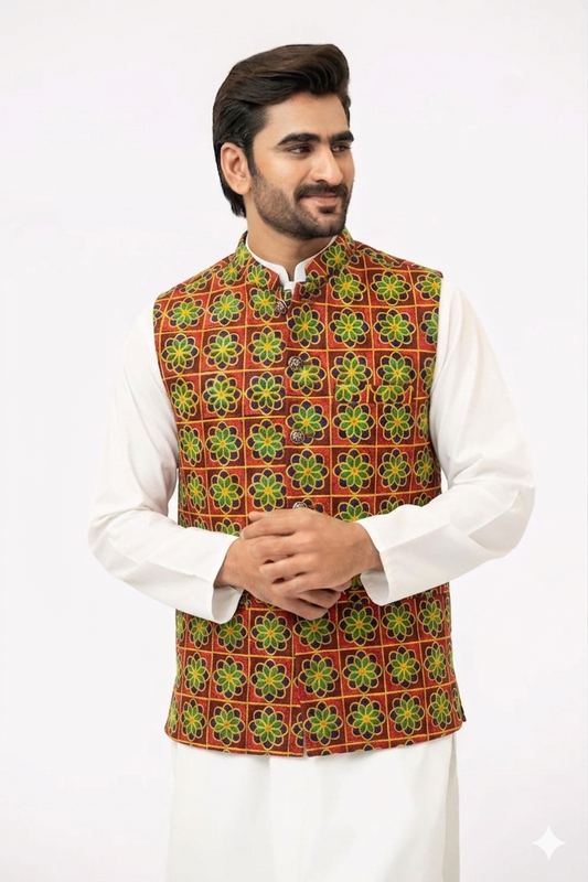 Multicoloured Waistcoat