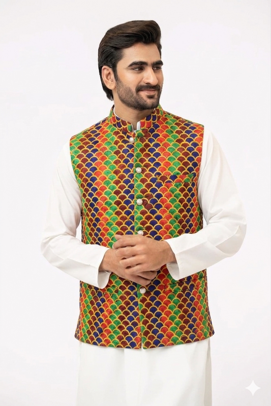 Multicoloured Waistcoat