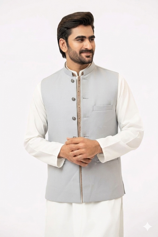 Light Grey Waistcoat