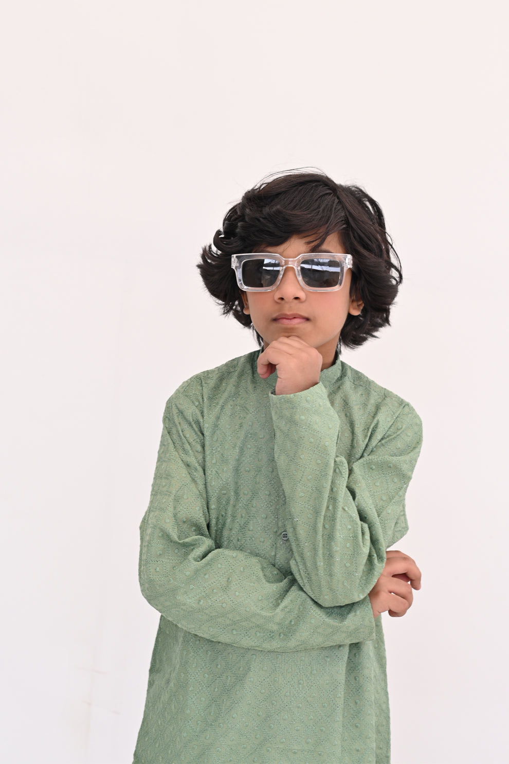 Mint Crush Chikankari Kurta Pajama