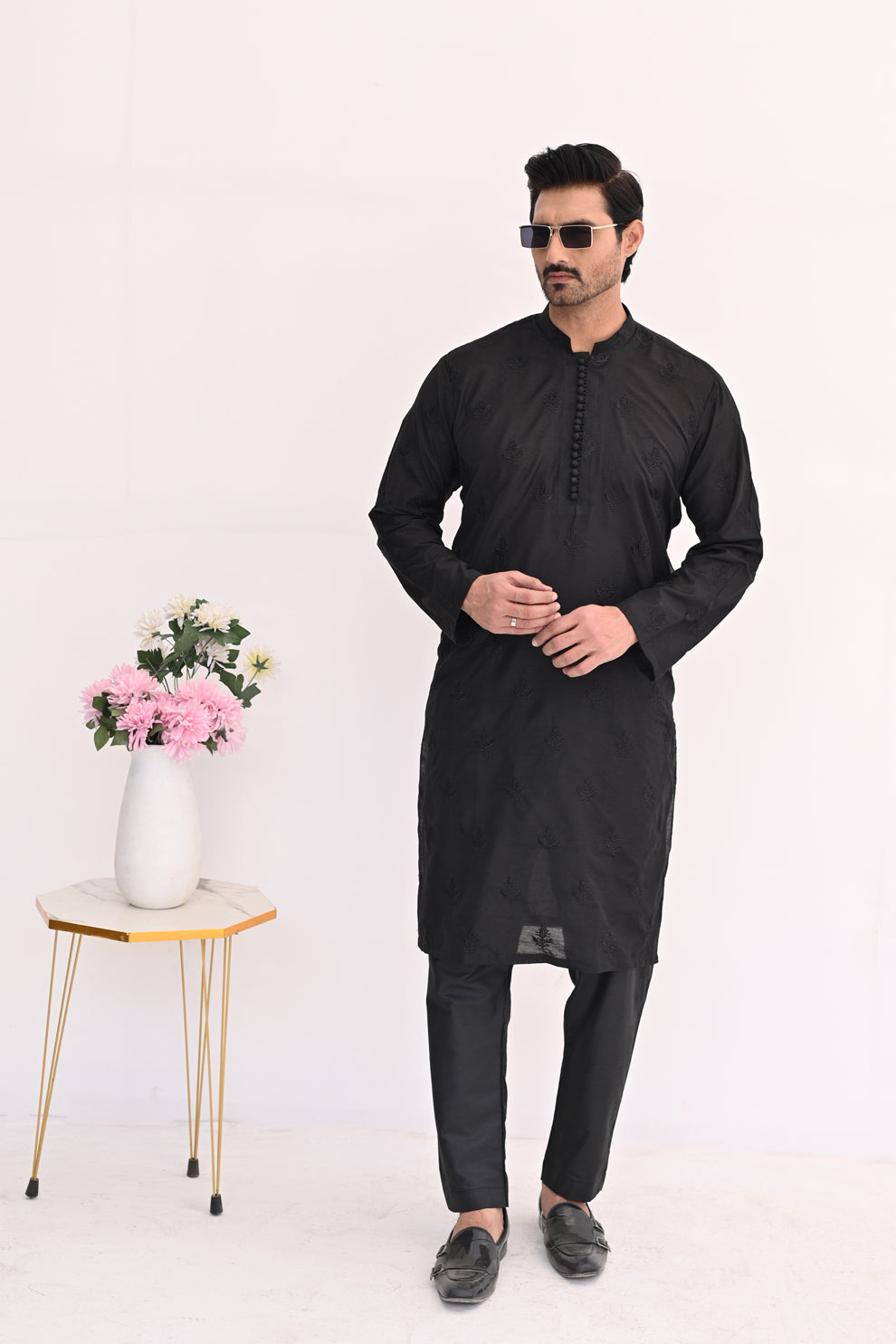 Nightfall Black Kurta Pajama