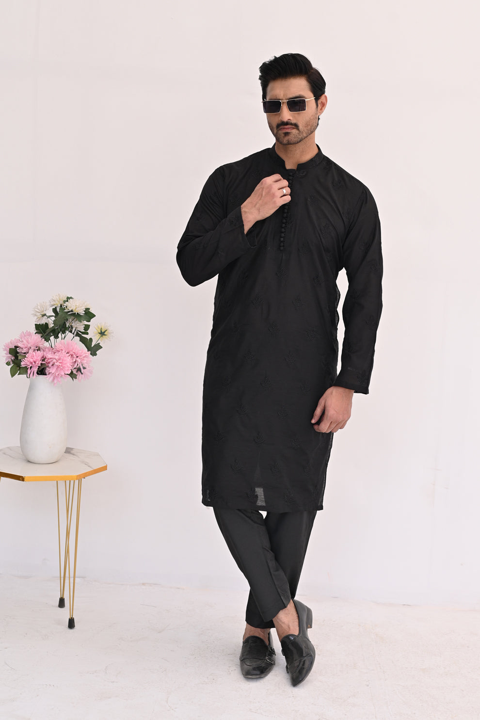 Nightfall Black Kurta Pajama