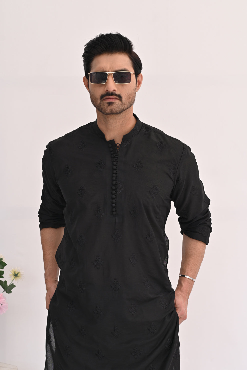 Nightfall Black Kurta Pajama