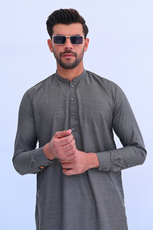 Steel Grey Kurta Pajama