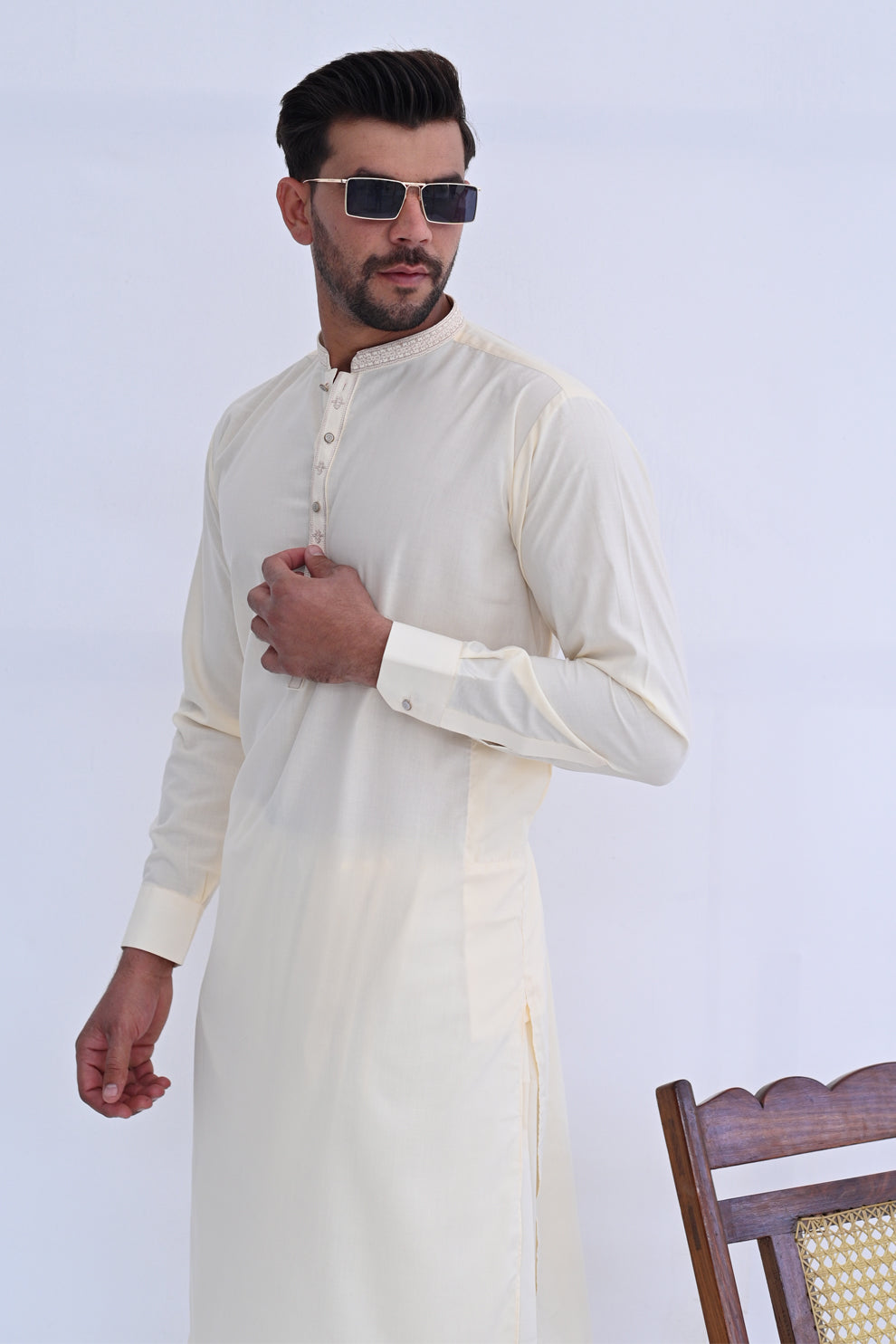 Cream Dream Kurta Shalwar