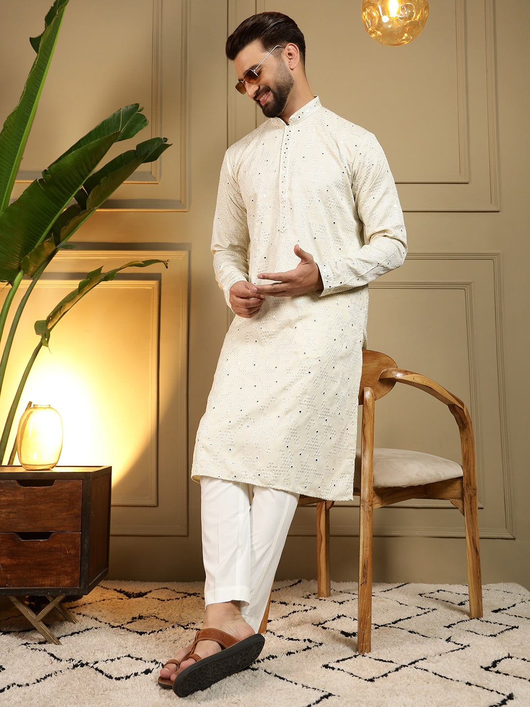 Grey Noor Kurta Pajama