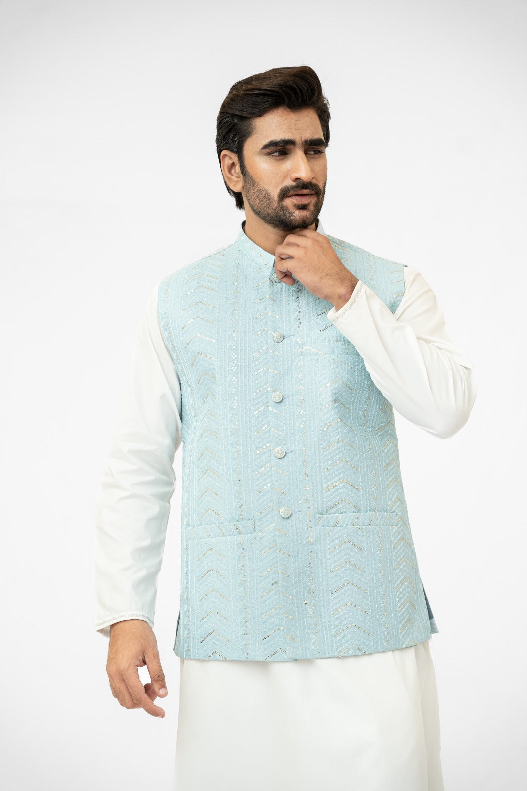 Light Blue Waistcoat