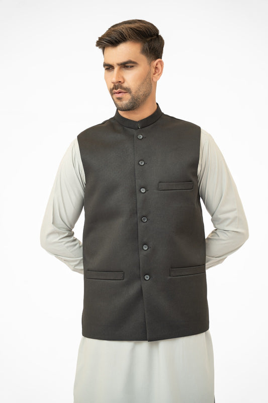 Classic Black Waistcoat