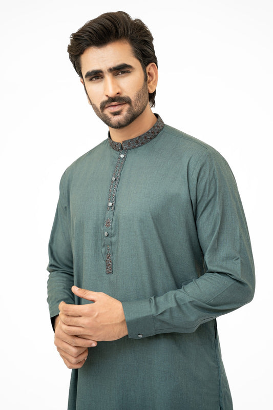 Green Bliss Kurta Shalwar