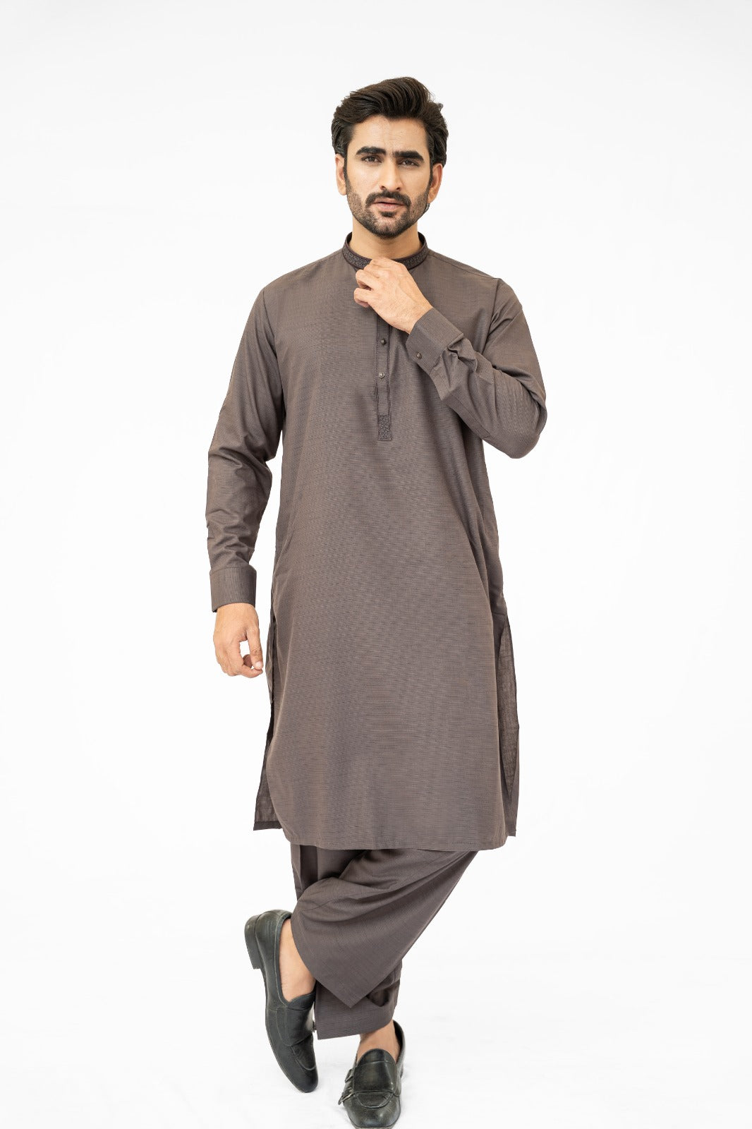 Chocolate Brown Kurta Shalwar