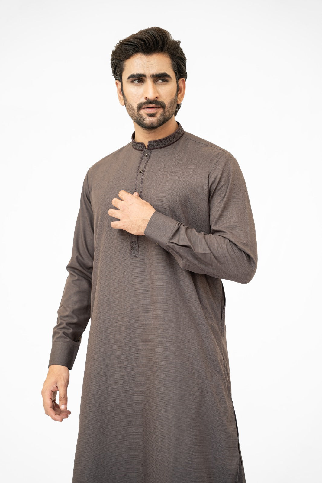 Chocolate Brown Kurta Shalwar