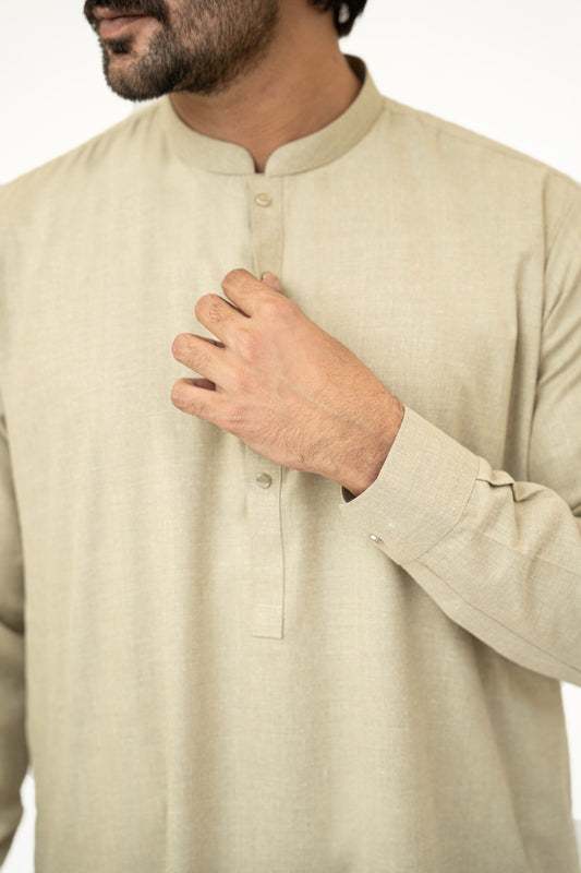 Beige Glory Kurta Shalwar