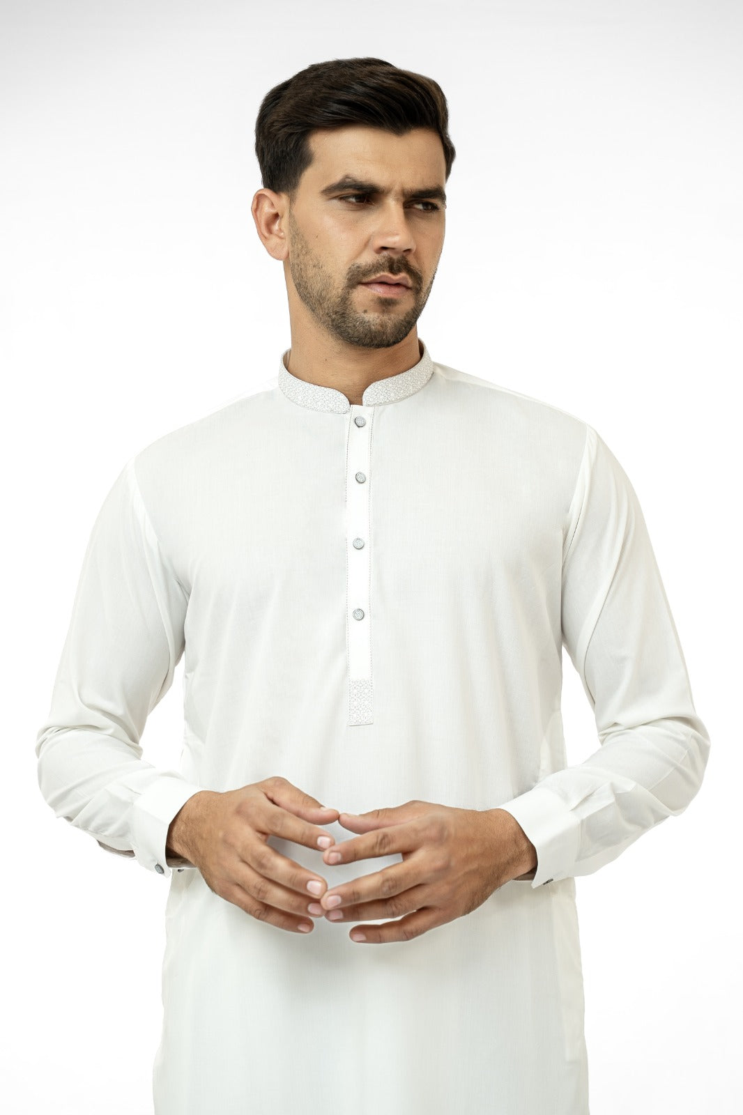 White Chaand Kurta Shalwar