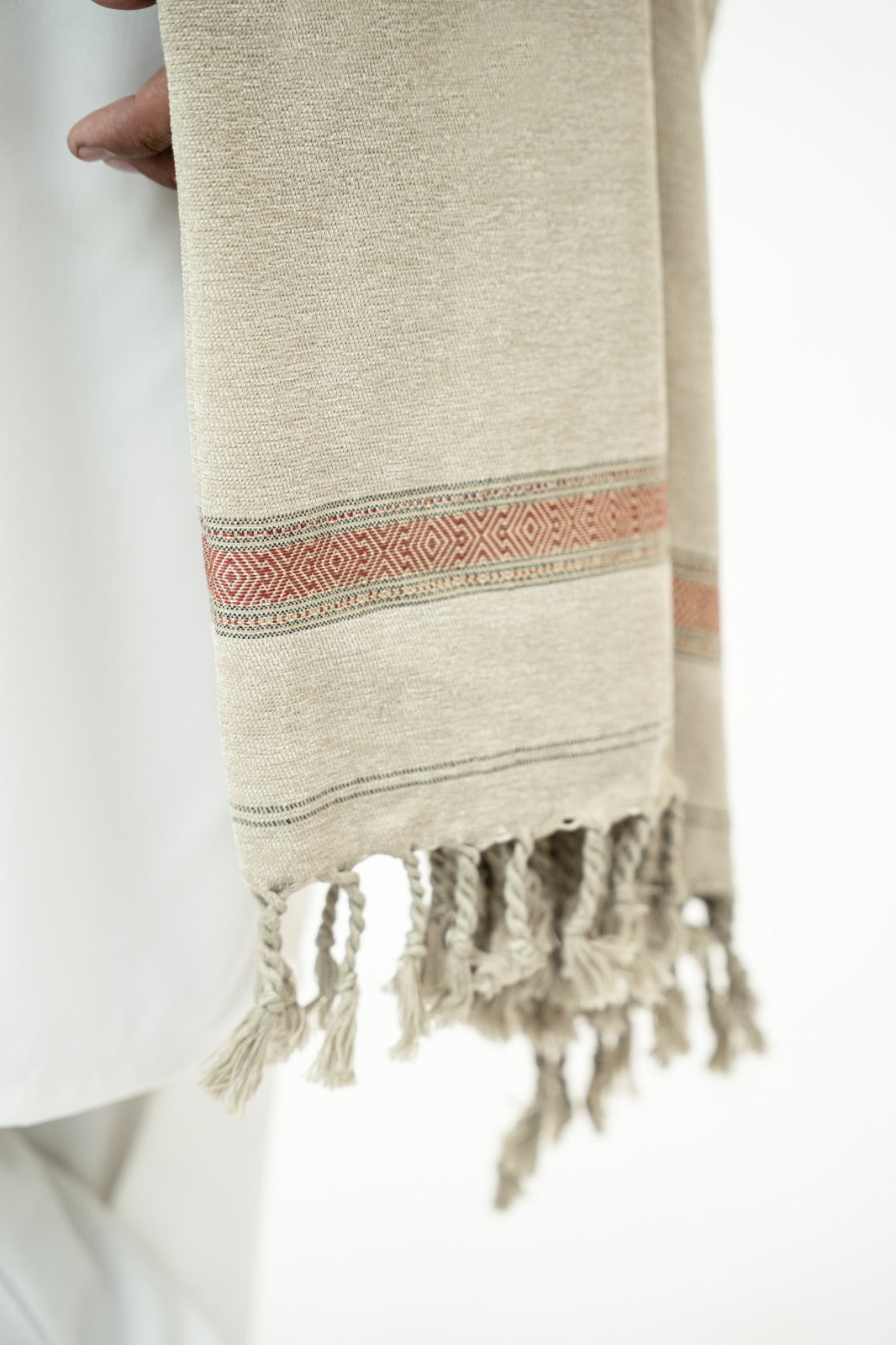 Beige Drape Shawl