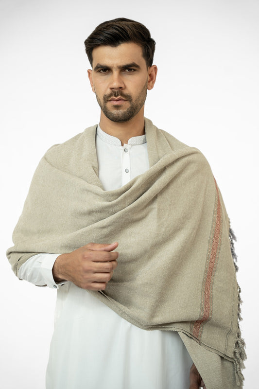 Beige Drape Shawl