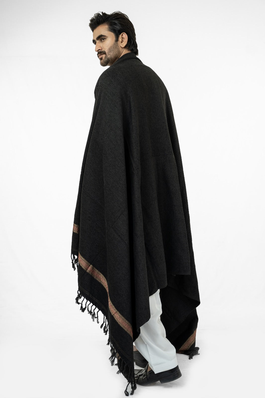 Black Drape Shawl