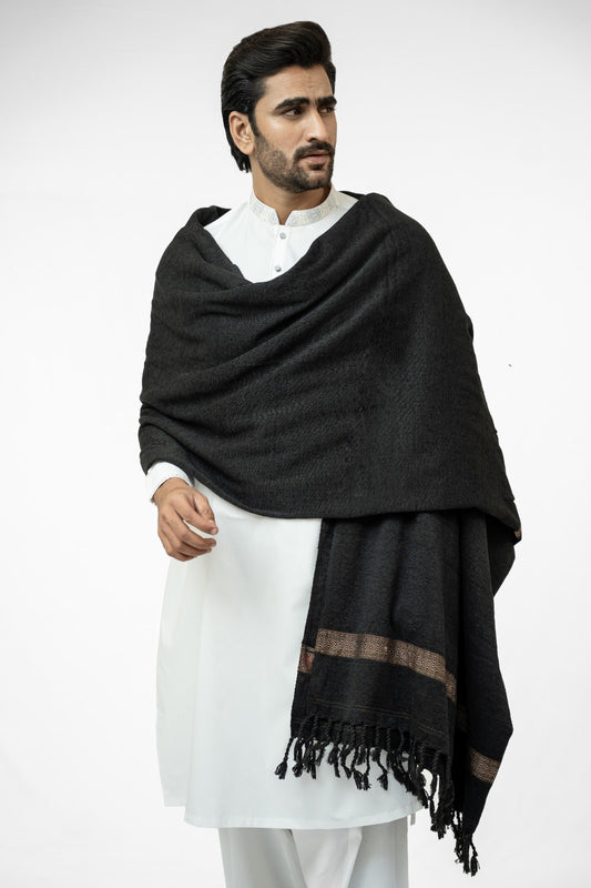 Black Drape Shawl