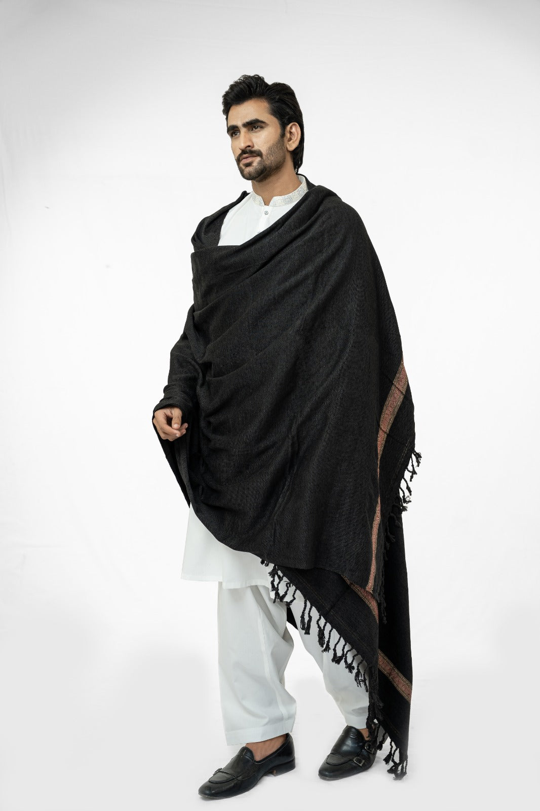 Black Drape Shawl