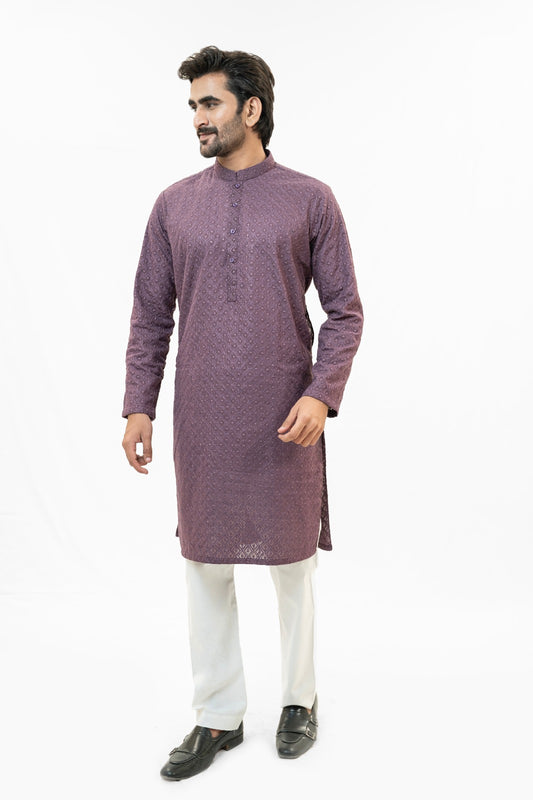 Purple Alluse Kurta Pajama