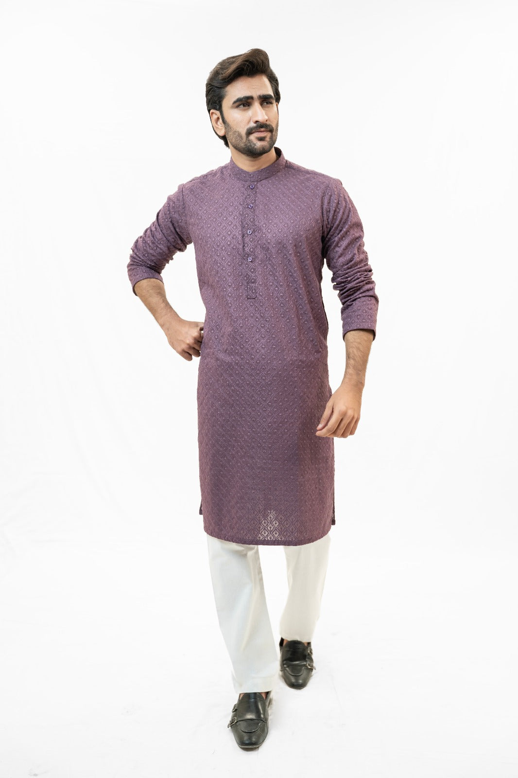 Purple Alluse Kurta Pajama