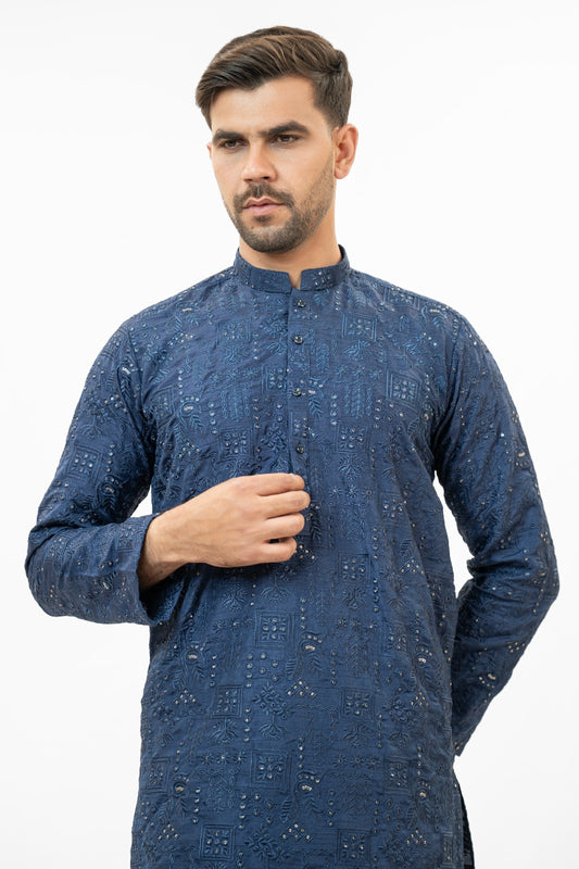 Sapphire Navy Blue Kurta Pajama