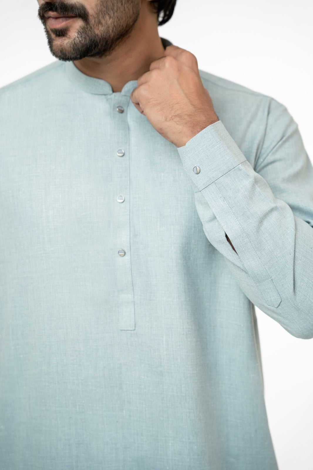 Steel Blue Kurta Shalwar