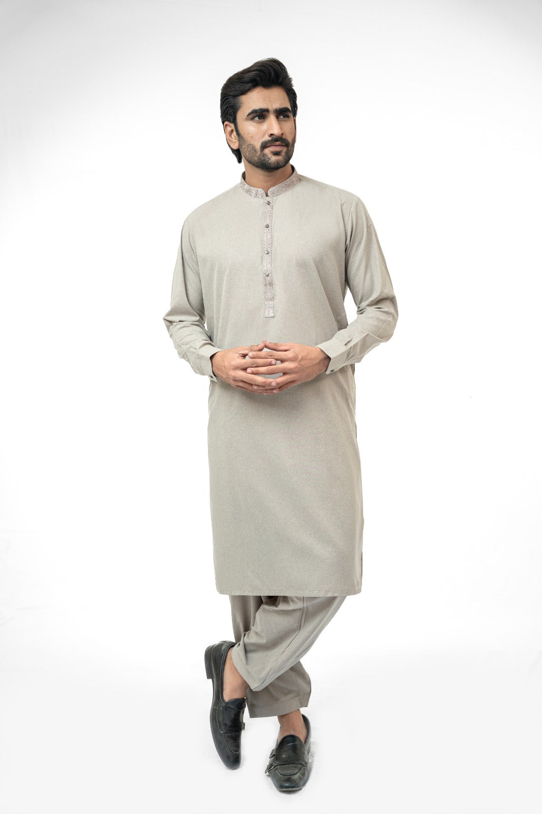 Perfect Greige Kurta Shalwar