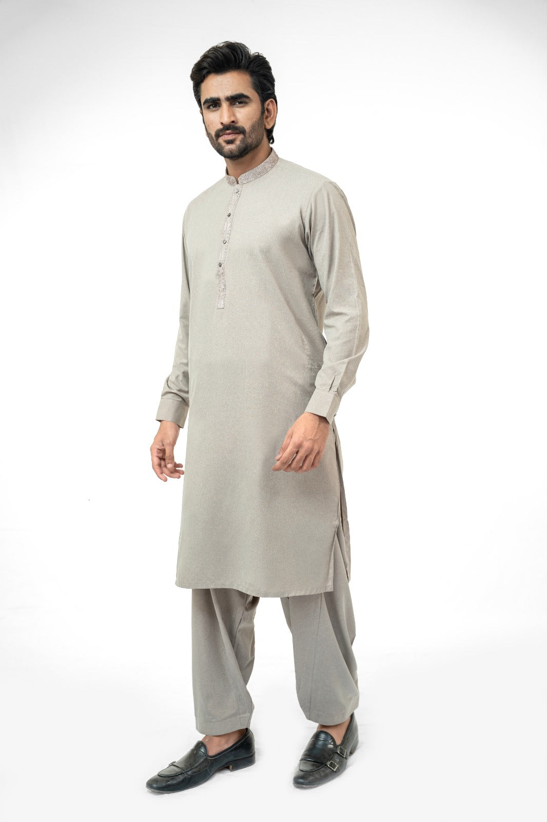 Perfect Greige Kurta Shalwar
