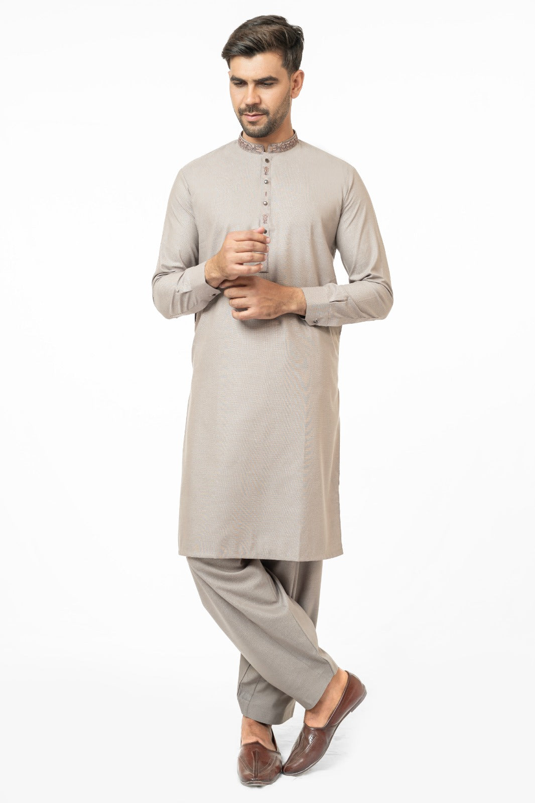 Light Brown Kurta Shalwar