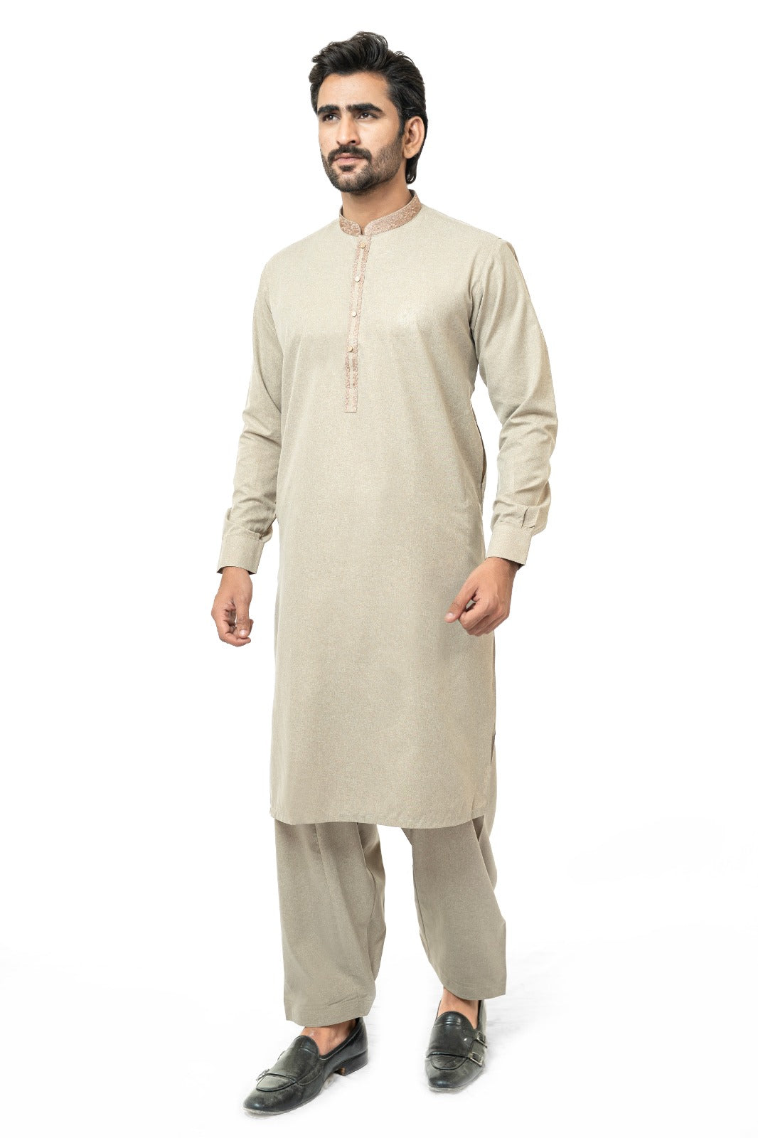 Fawn Beige Kurta Shalwar