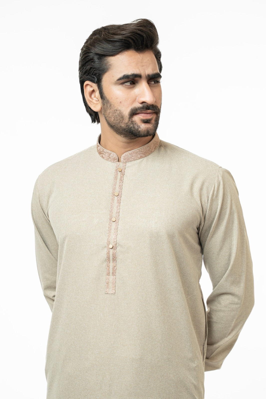 Fawn Beige Kurta Shalwar