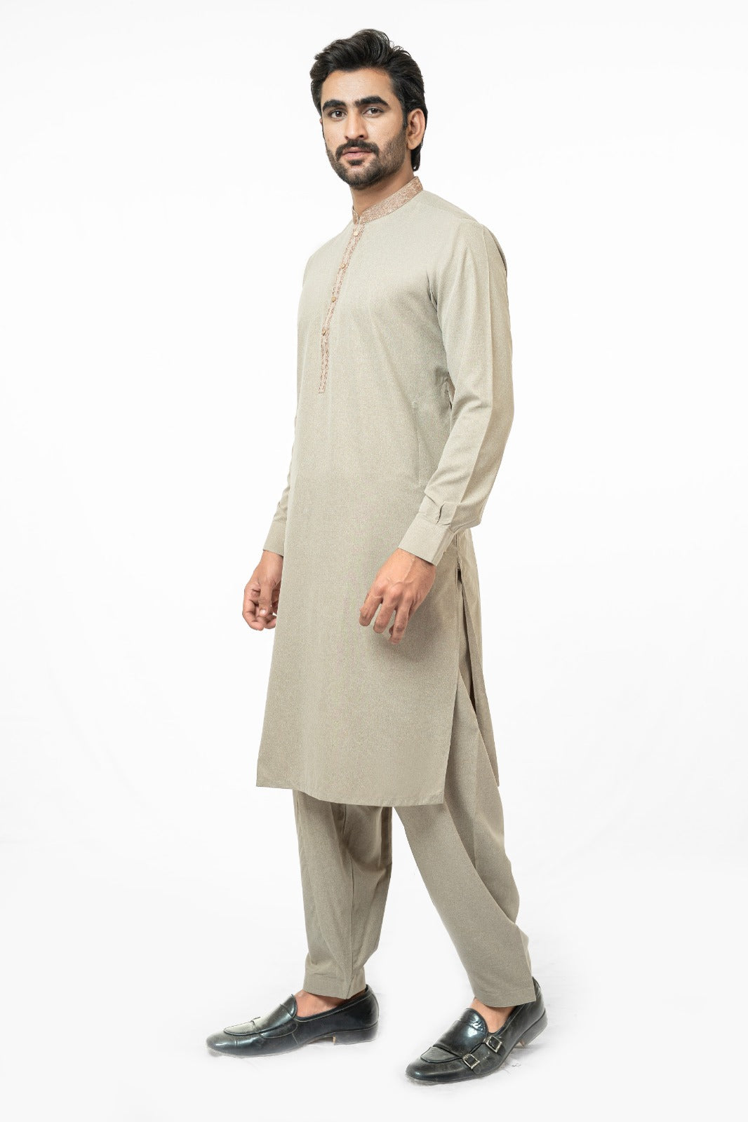 Fawn Beige Kurta Shalwar