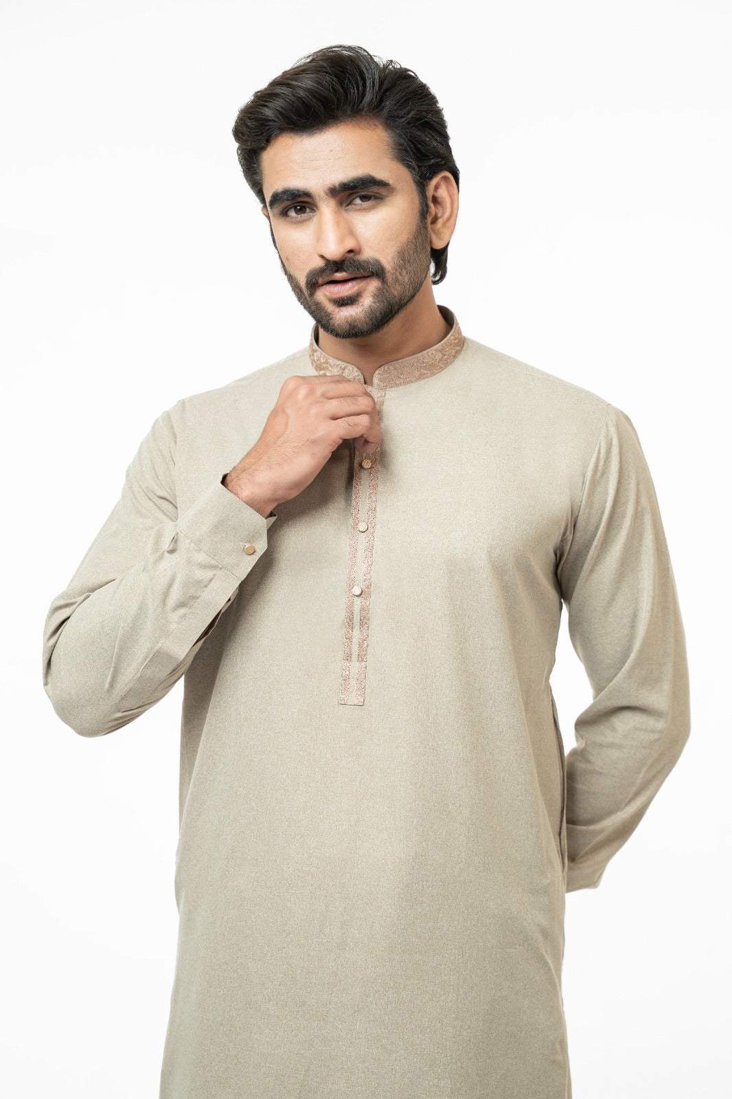 Fawn Beige Kurta Shalwar
