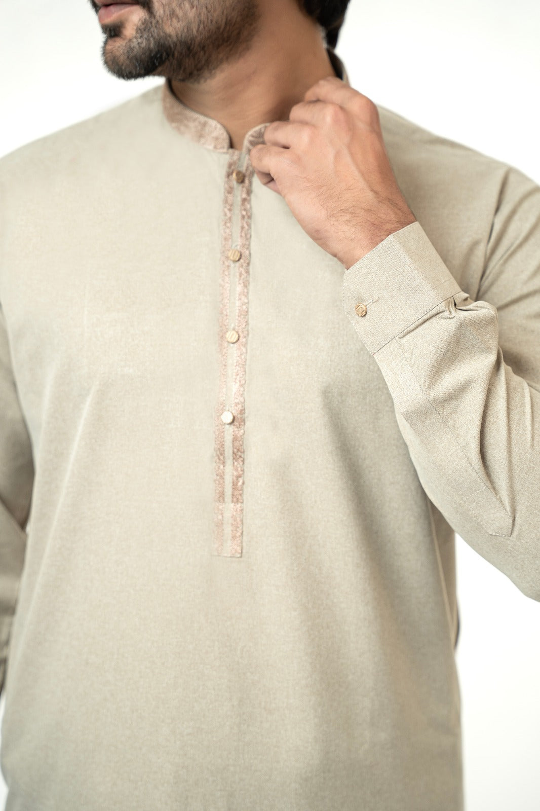 Fawn Beige Kurta Shalwar