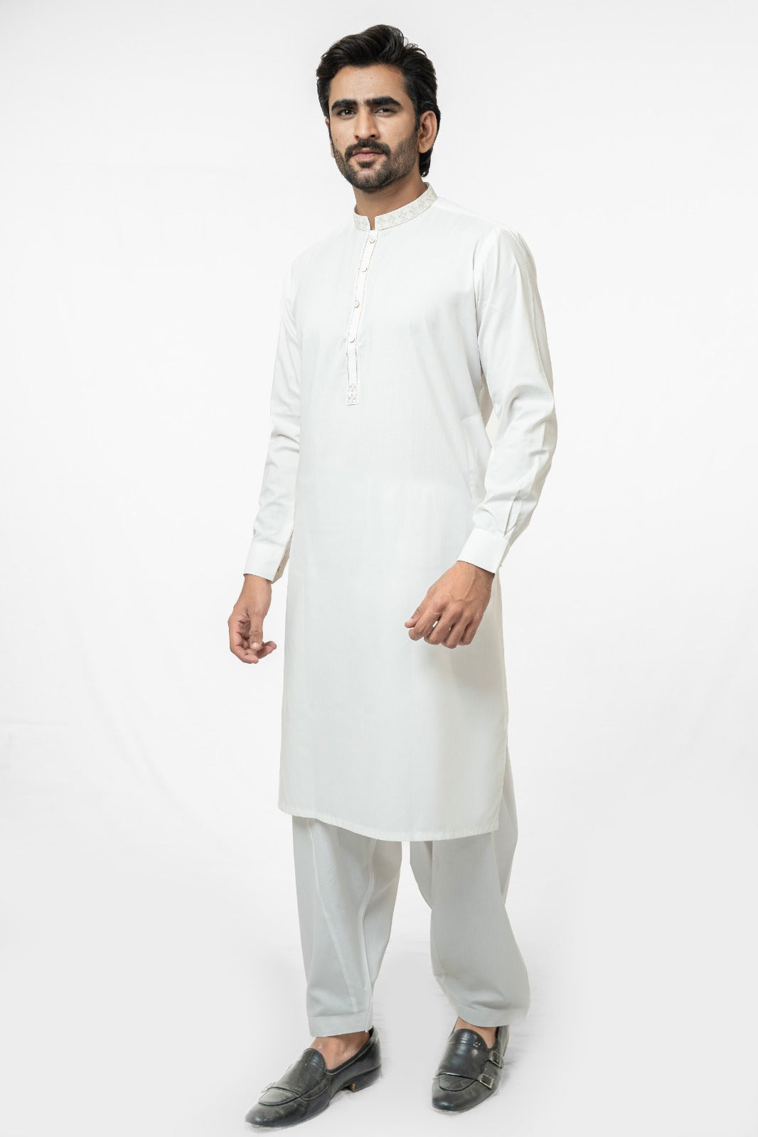 White Core Kurta Shalwar