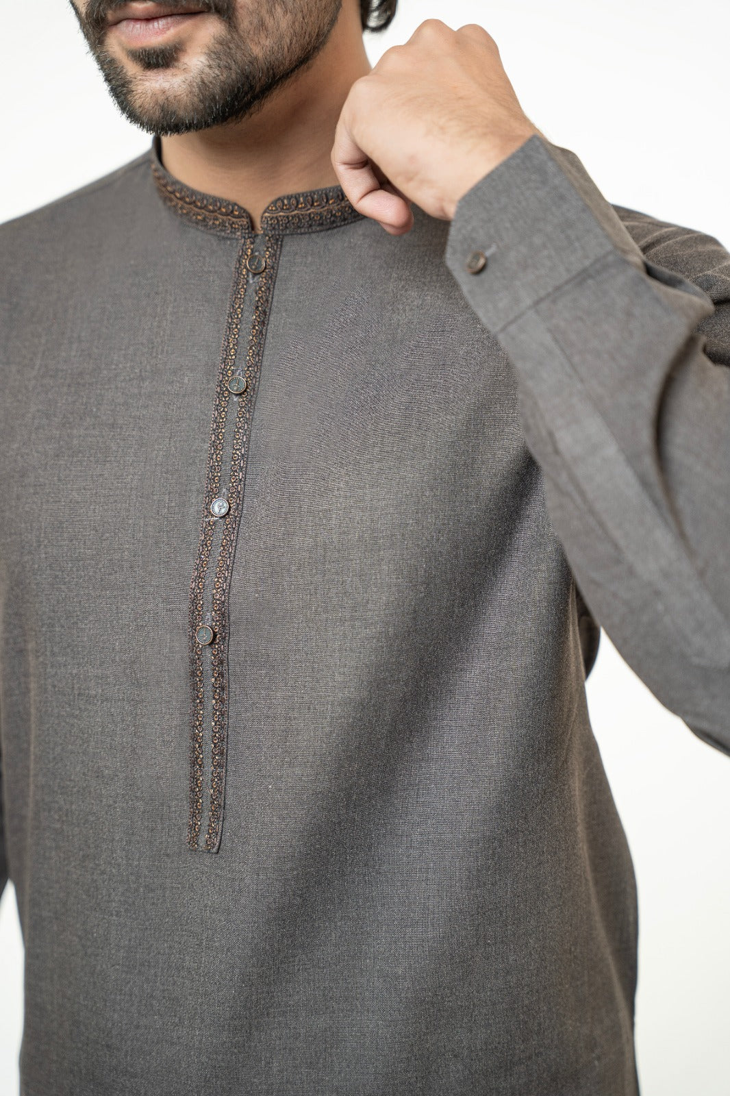 Grey Cloud Kurta Shalwar