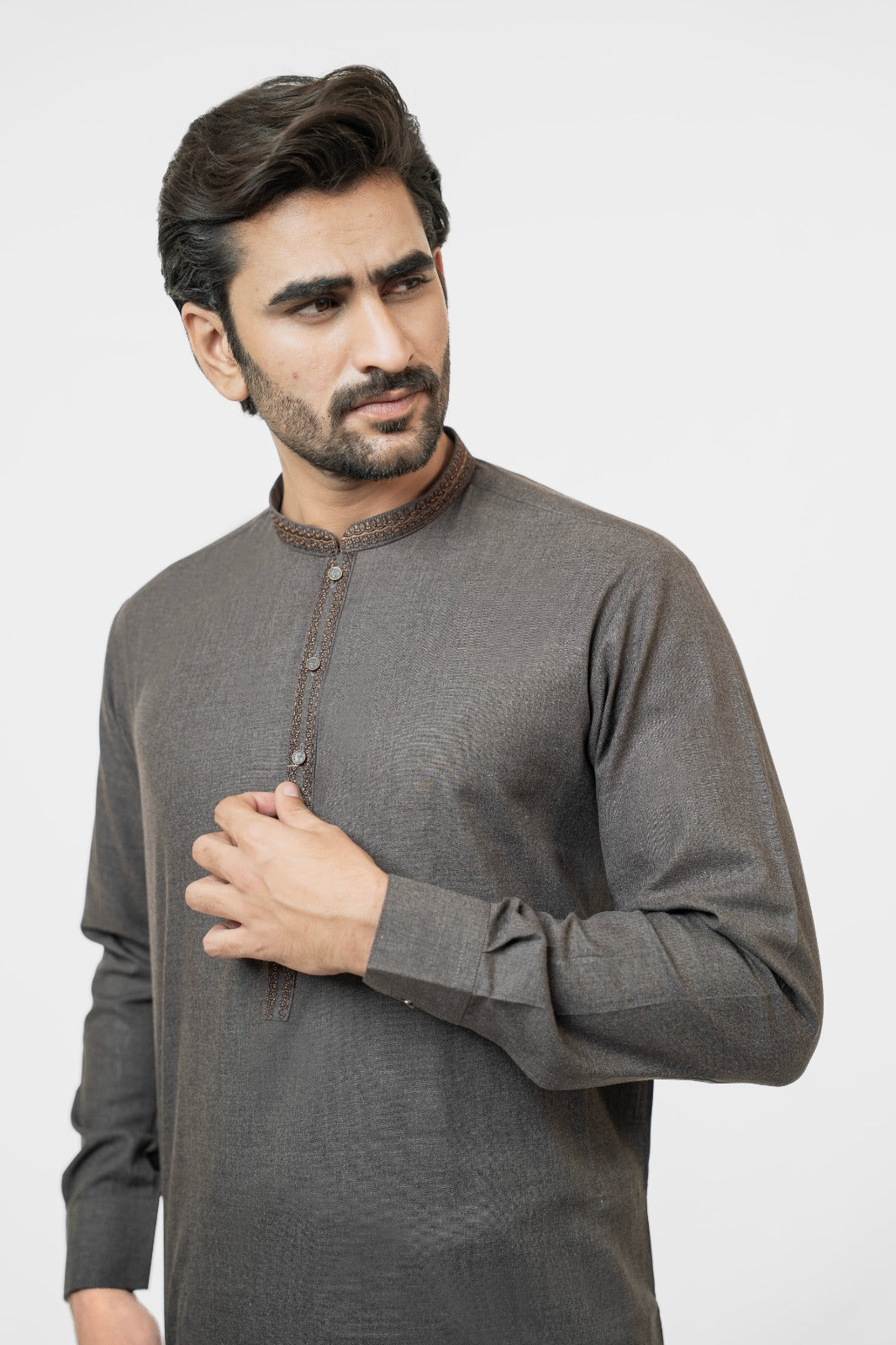Grey Cloud Kurta Shalwar