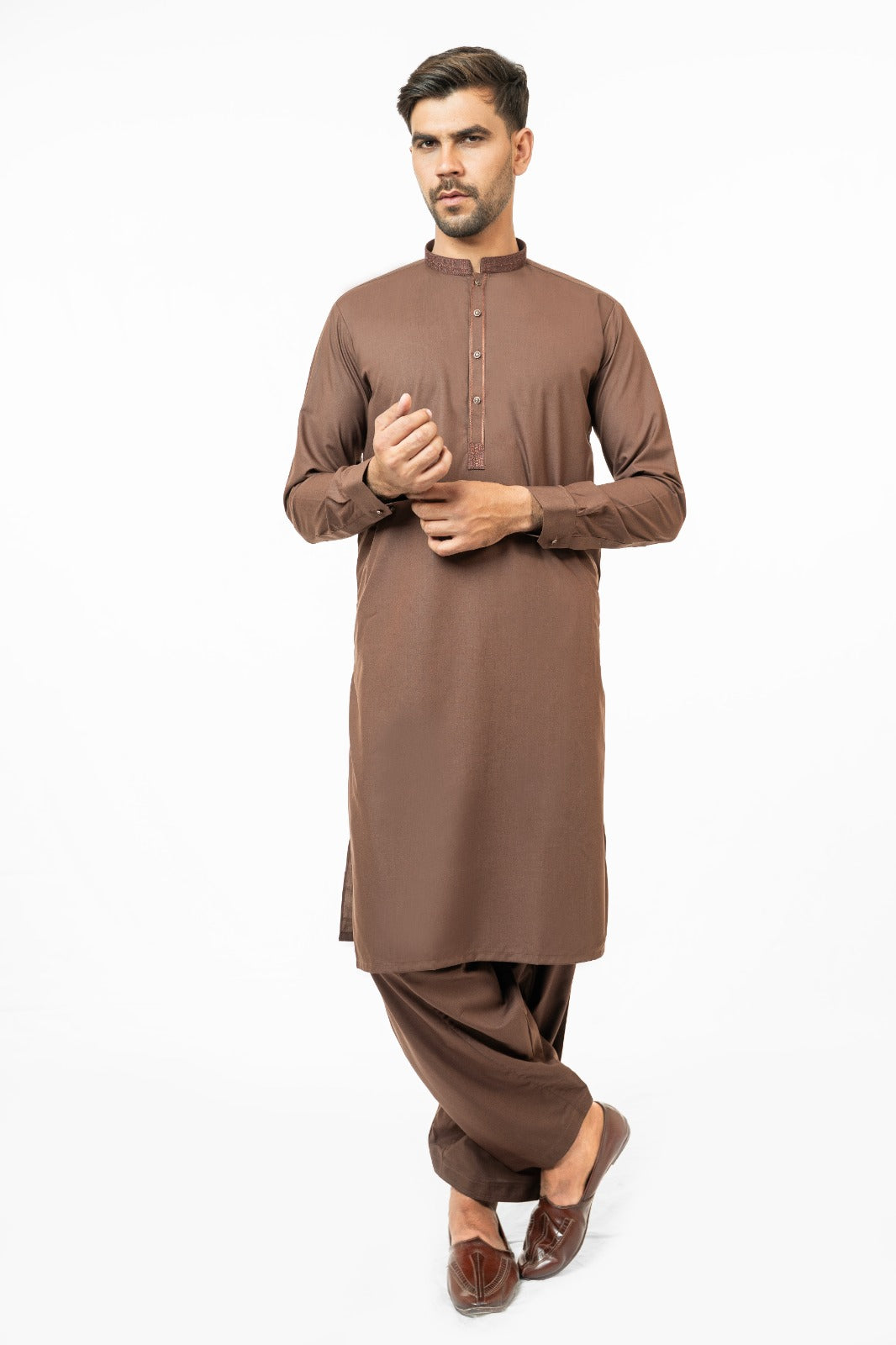 Mud Brown Kurta Shalwar
