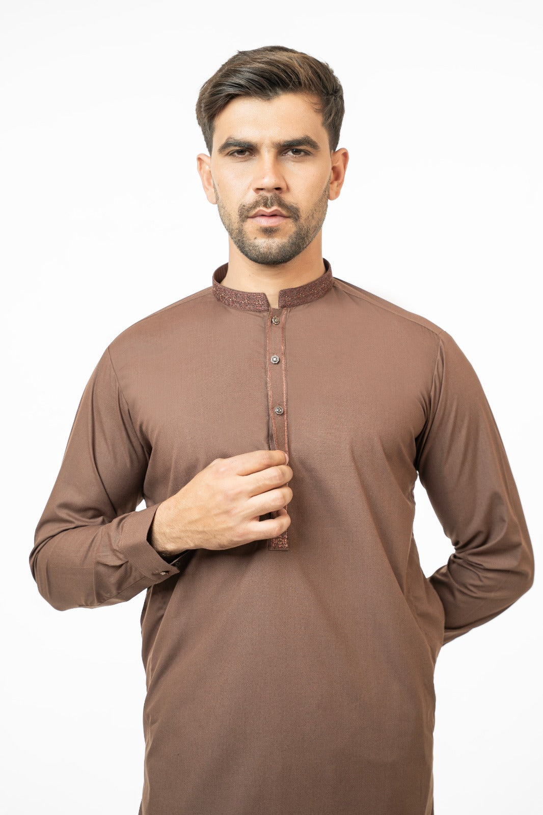 Mud Brown Kurta Shalwar