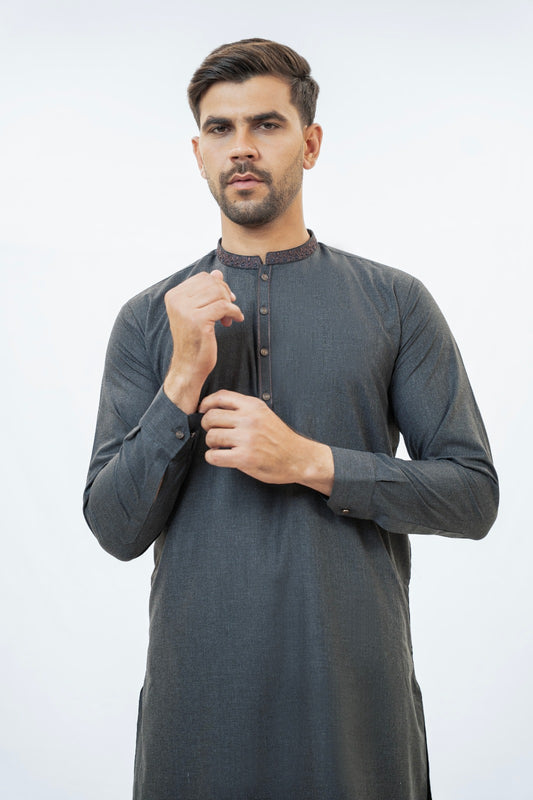 Charcoal Kurta Shalwar